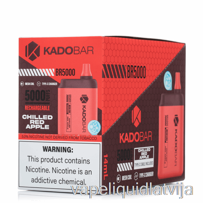 [5-pack] Kado Bar Br5000 Vienreizējās Lietošanas Vape šķidrums